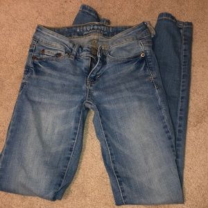 Aeropostale low rise skinny jeans